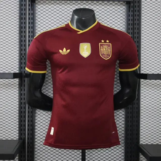2026 Player Version Spain Special Edition Maroon Shirt
