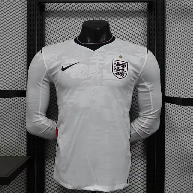 Maillot Angleterre Domicile 2026 Version Player Manches Longues