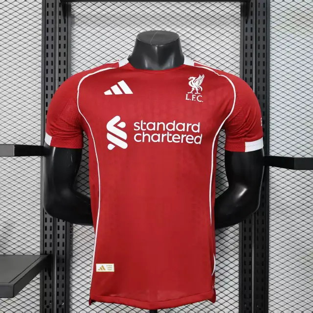 2025/2026 Player Version Liverpool Home Shirt