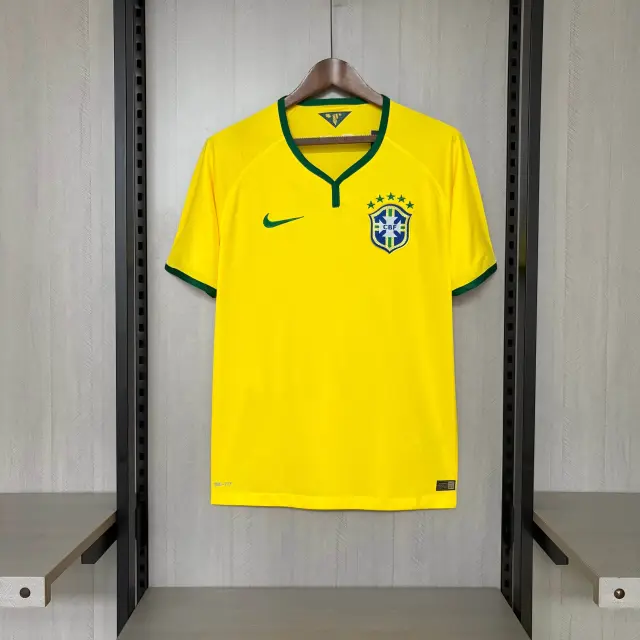 Maillot Retro Brésil Domicile 2014