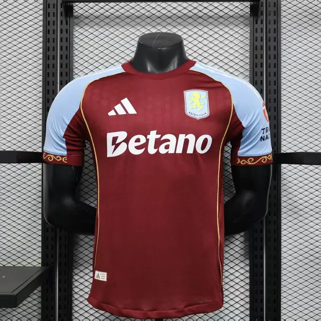 2025/2026 Player Version Aston Villa Home Shirt